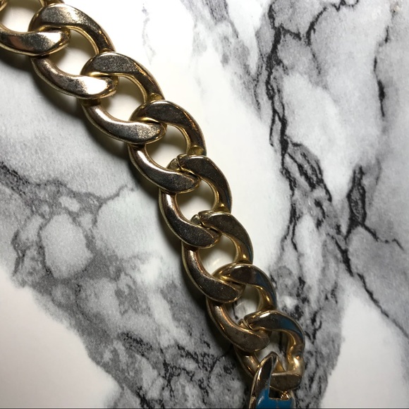 Chunky Gold Chain Necklace - Picture 7 of 8